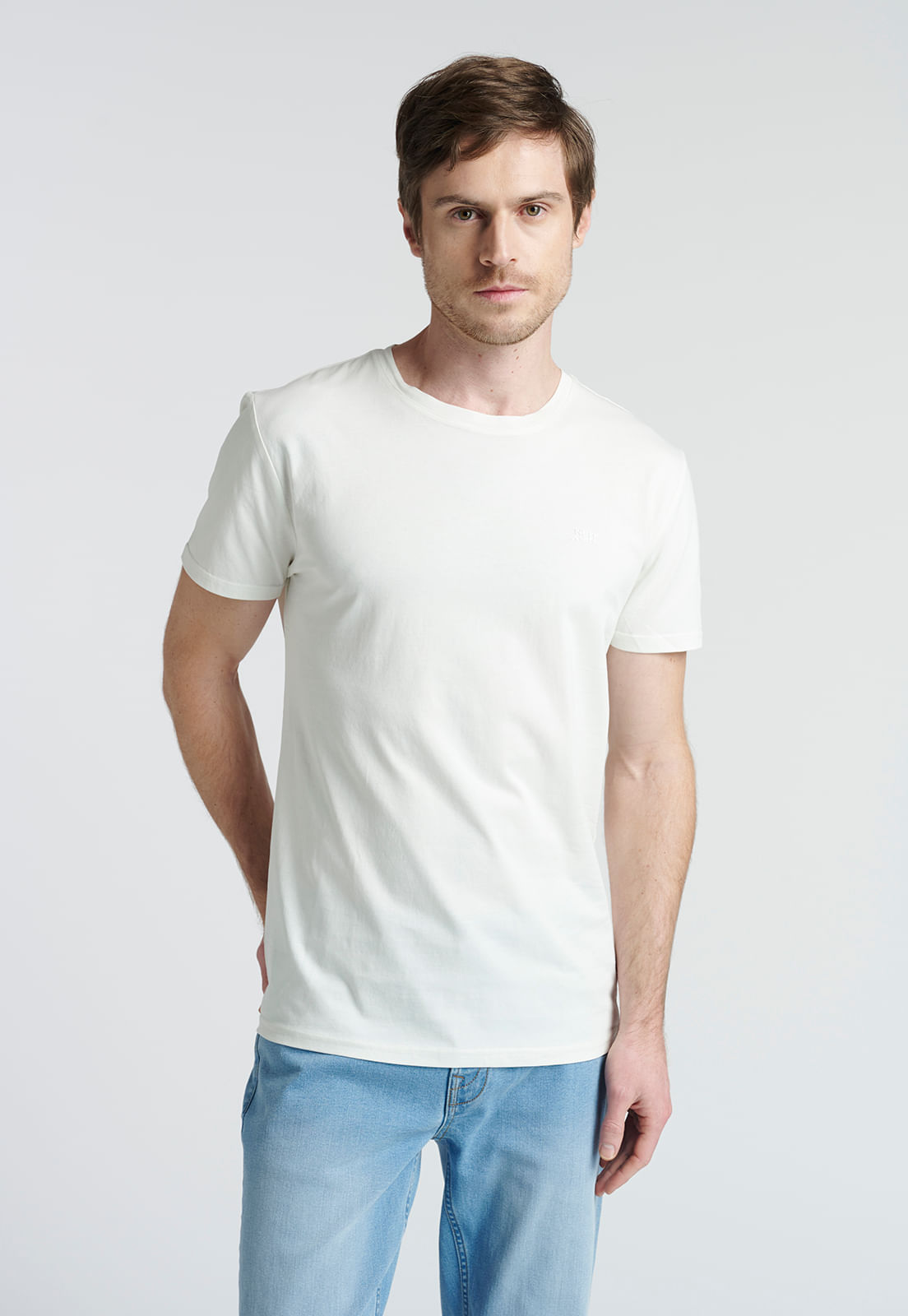 New Man Polera Mieres White